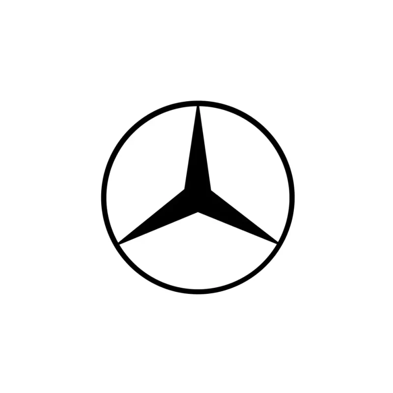 Mercedez-Benz Logo Black PNG