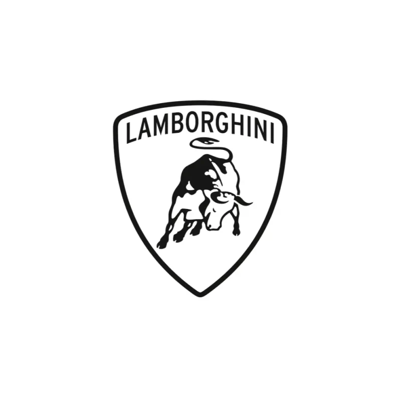 Lamborghini Logo Black PNG