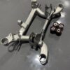 Reinforced E39 M5 rear subframe with powdercoat and installed performance bushings